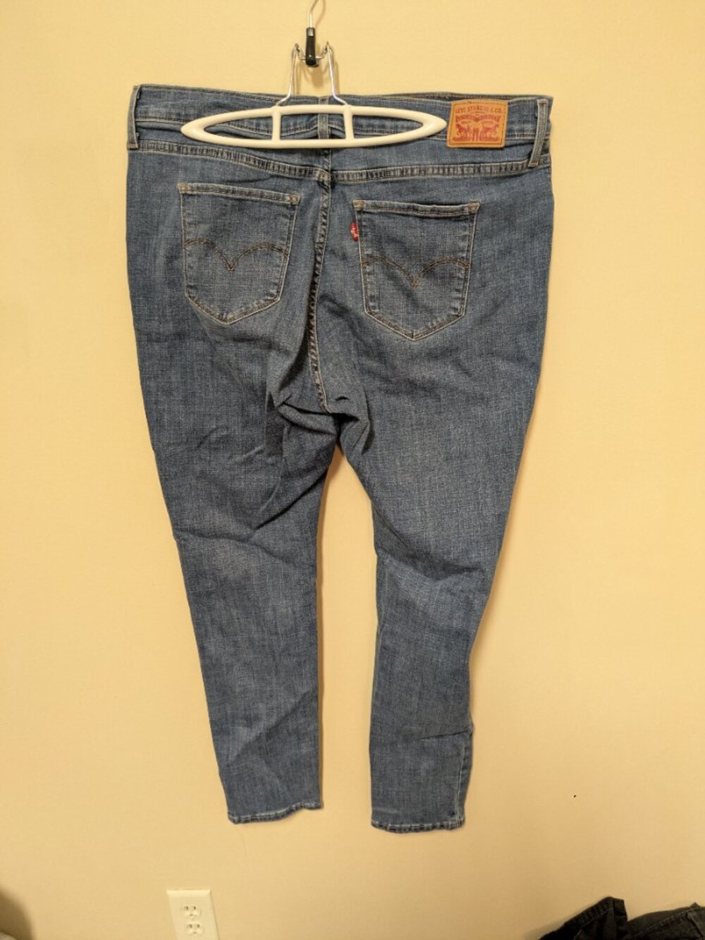 Levi's 721 high rise skinny jeans size 18w women's - Picture 5 of 6